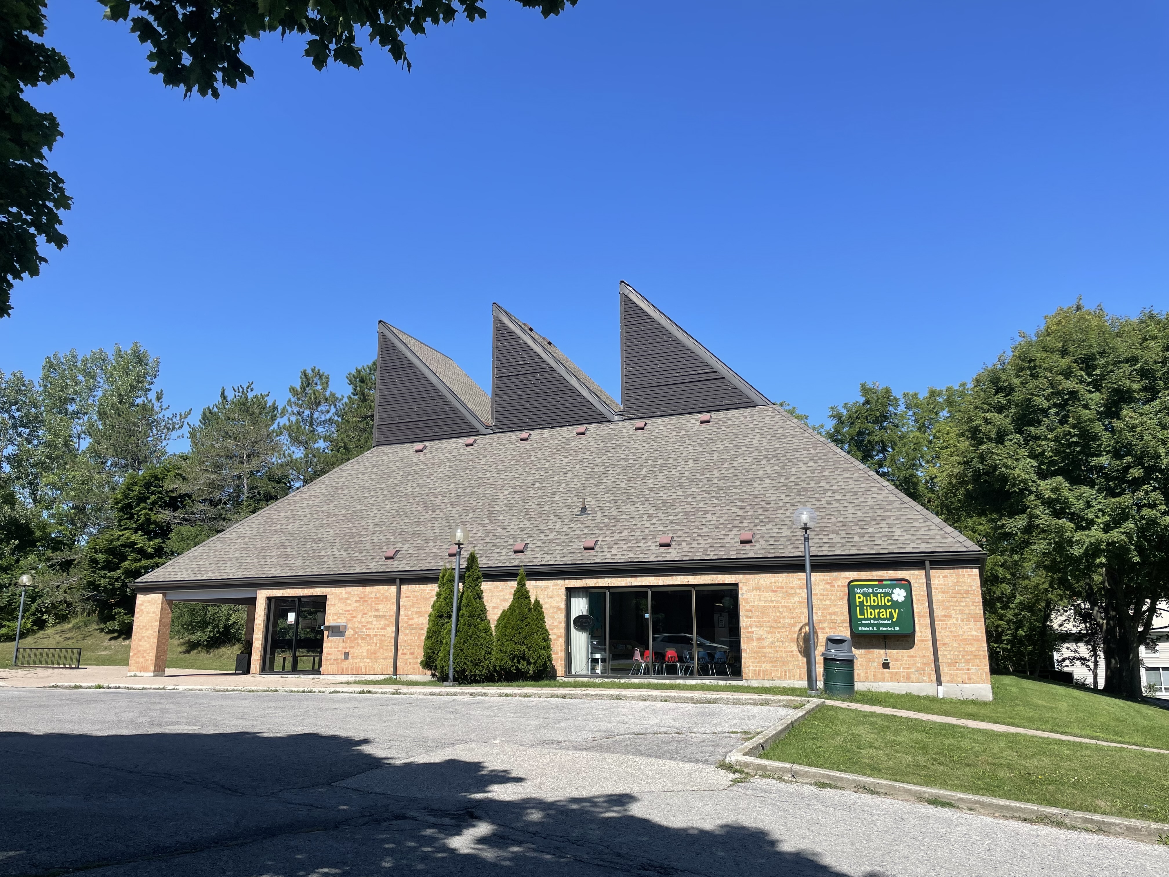 Exterior of the Waterford Branch, Norfolk County Public Library